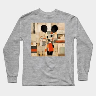 Mid Century Modern Mouse Long Sleeve T-Shirt